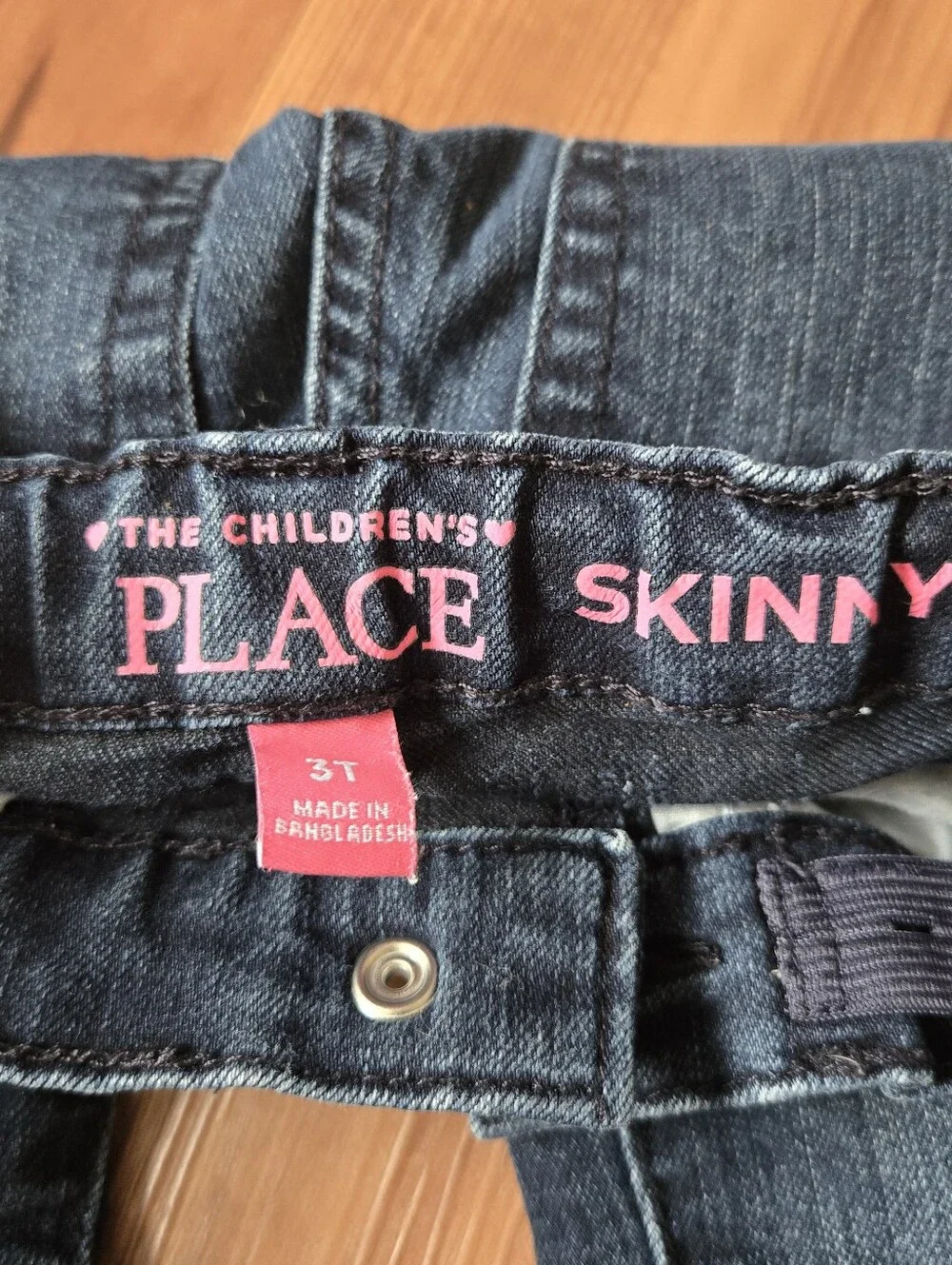 3T Girl Dark Wash Skinny Denim Blue Jeans The Children's Place EUC